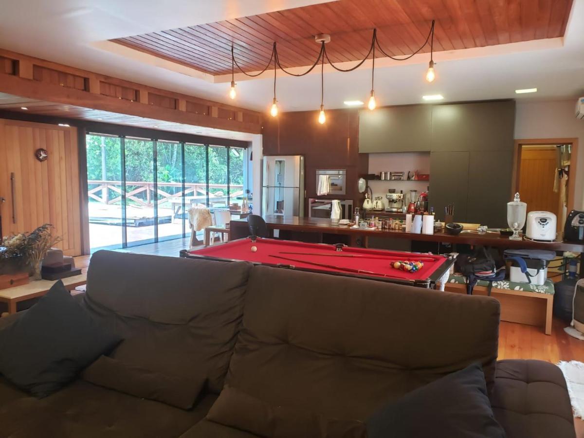 Casa De Praia Com Piscina Aquecida Area Gourmet E Jogos Florianópolis Esterno foto